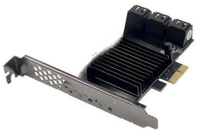 Main image of 8 Port SATA 3 PCI Express Expansion Card PCI-E SATA Controller PCIE 1X to SATA3.0 6Gb Adapter Add On Cards chip 9215