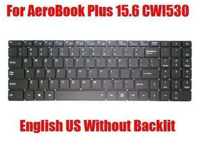 Main image of Laptop Replacement Keyboard For Chuwi AeroBook Plus 15.6 CWI530 English US Black