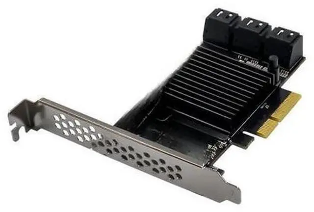 Main image of PCI-E X4 to sata3.0 card ASM1166 chipset Pcie To Sata 3 Expansion Card 10 Port Sata 3.0 Pci Express Adapter Card 6G Controller