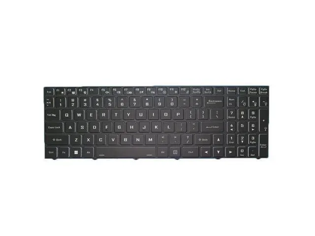 Alt view image 3 of 5 - No Backlit Paper US Keyboard For CLEVO CVM18H93US9430B 6-80-PC510-010-1 WIN11