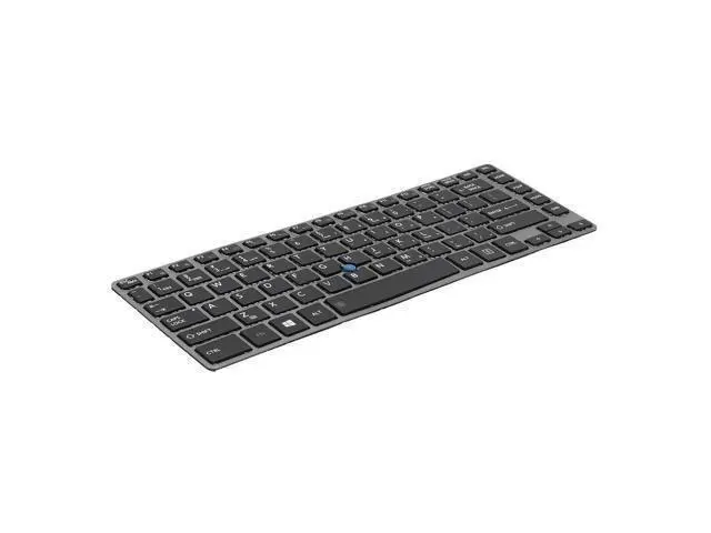 Alt view image 2 of 5 - US Keyboard for TOSHIBA Tecra z40 a z40 b GRAY FRAME BLACK With Point Backlit