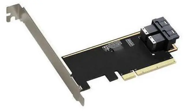 Main image of PCIE 8X To 2 ports U.2 SFF-8643 dual NVMe ssd pci-e x8 converter card sff8643 U2 Adapter