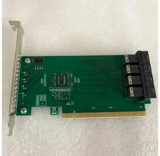 Main image of SLG4-4E4R U.2 NVMe SSD SFF8643 to SFF-8639 PCIe x16 Quad Port Adapter