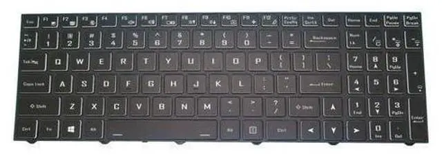 Main image of Laptop Keyboard For System76 Gazelle (gaze15) English US With Backlit Black
