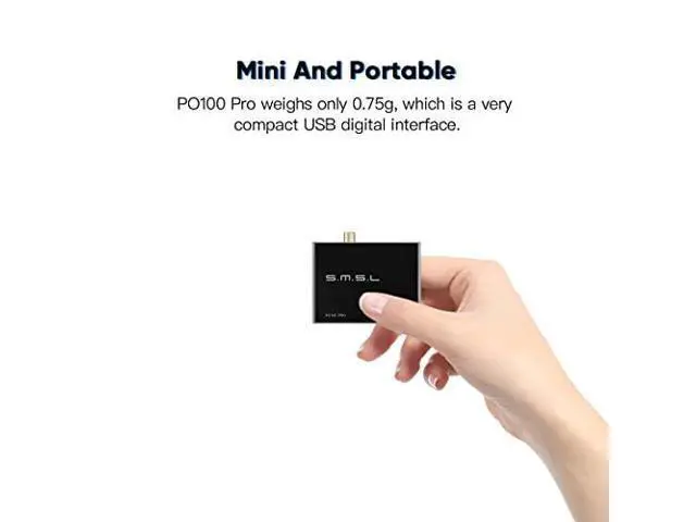 Alt view image 5 of 7 - SMSL PO100 PRO MQA DDC XMOS XU316 Digital to Analog Audio Converter, Type-C USB Input IIS/Optical/Coaxial Output Mini Portable USB Interface for Phone/PS5/Switch/TV