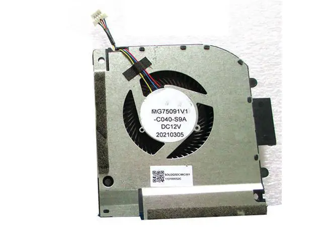 Alt view image 3 of 5 - Gpu and Cpu cooling fan for Thor TR ZERO 2021 RTX30 MG75091V1-C050-S9A