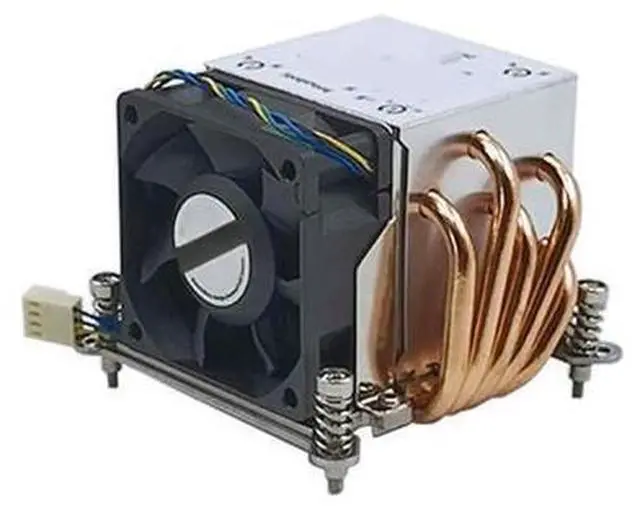 Main image of High quality 2U server CPU cooler for LGA115X LGA1200 LGA1366 CPU cooler with 6025 fan 6800rpm 5 heat pipes 165W
