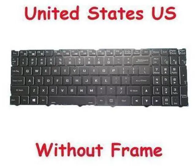 Main image of US Backlit Keyboard For CLEVO PB50EF PB50RD PB51RF PB70ED PB70RC PB71RC English