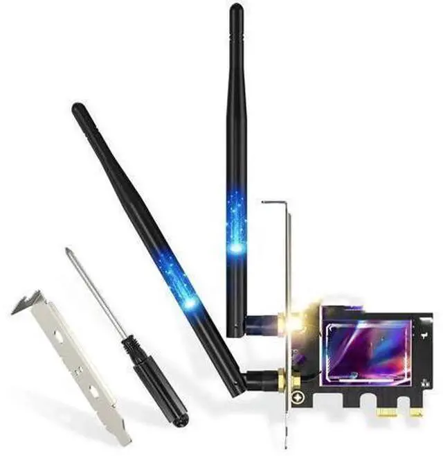 Main image of WiFi6 1800Mbps Wireless Network Card 802.11ax 2.4G/5Ghz 5.2 Dual Band PCIE Adapter Win10/11