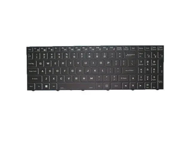 Alt view image 2 of 5 - No Backlit Keyboard For CLEVO N15Z3 PB70 PB71 PB50 PB51 English Black Frame
