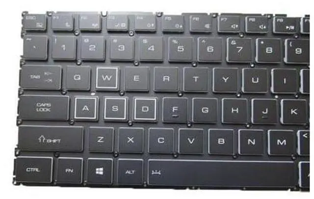 Alt view image 3 of 5 - Laptop White color Keycap Backlit Keyboard For 15G870 15GD870 15G87 English US