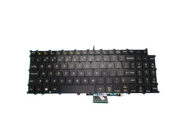 Alt view image 2 of 4 - Backlit Keyboard For 15U70P 15U70P-P 15Z995 15Z995-U English Black No Frame