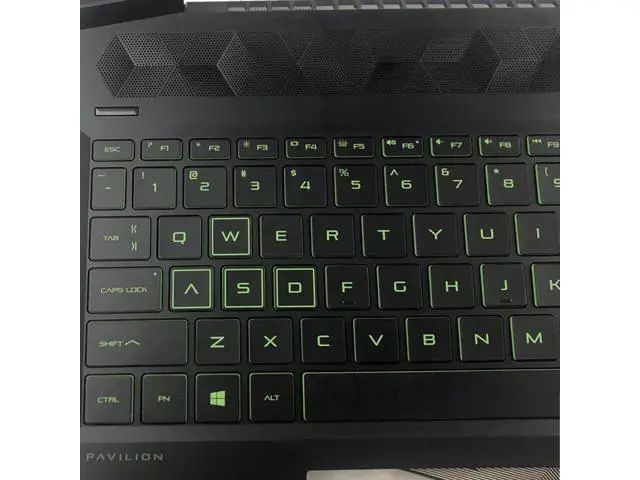Alt view image 5 of 7 - For Pavilion 15-EC Top Palmrest Keyboard Green Backlit L72597-001 L72598-001