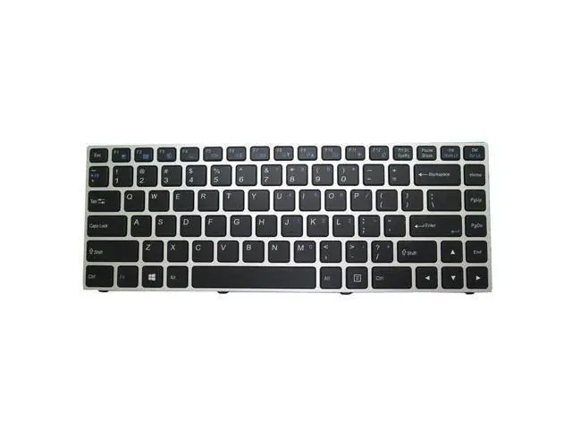 Alt view image 3 of 5 - English Backlit Keyboard For CLEVO P640 MP-13C23USJ4306 43061 6-80-N13B0-012-1