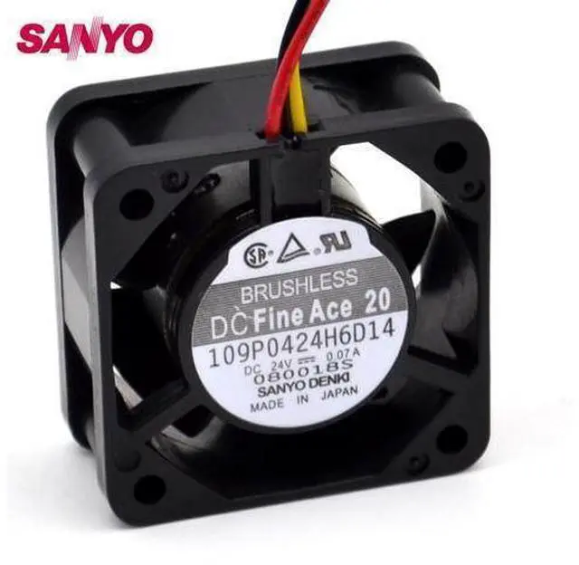 Main image of 5 pcs/lot 4020 cooling fan 24V 109P0424H6D14 numerical control machine tool inverter fan