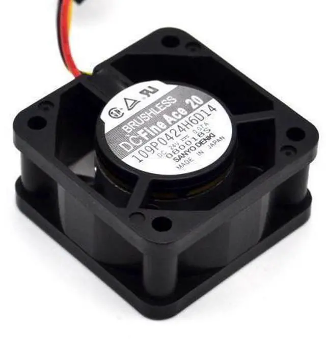 Alt view image 2 of 3 - 5 pcs/lot 4020 cooling fan 24V 109P0424H6D14 numerical control machine tool inverter fan