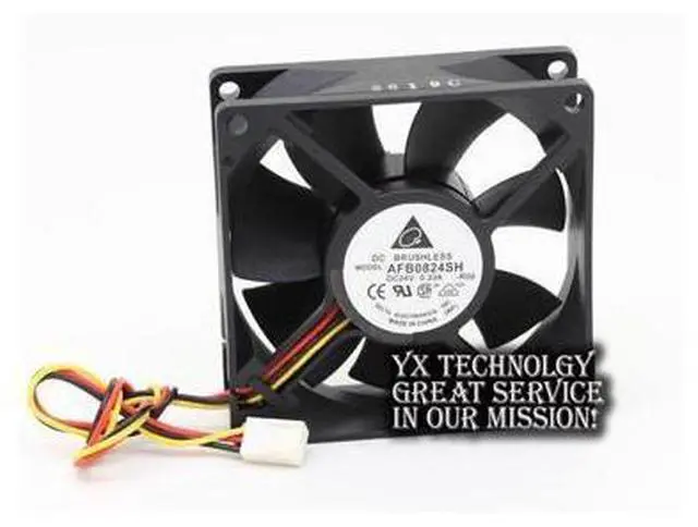 Main image of Delta New and Original AFB0824SH 8025 8cm 24V 0.33A dual ball bearing drive fan for 80*80*25mm