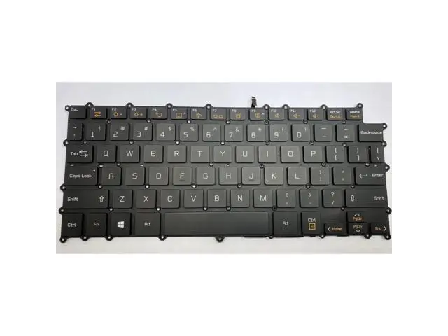 Alt view image 2 of 3 - for Gram 13Z980 13ZD980 14Z980 US Layout Keyboard Backlit Laptop AEW73969812