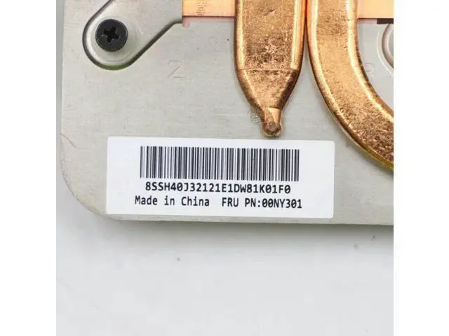 Alt view image 2 of 5 - Cpu cooling fan for Heatsink Thermal moduleLenovo Thinkpad P70 P71 00NY301 Aluminum cover