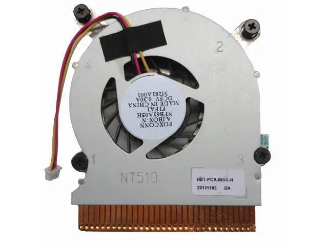 Alt view image 2 of 3 - New for Foxconn NT330-i NT330i NT410 NT425 NT435 NT510 Series CPU fan with heatsink