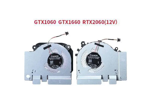Alt view image 3 of 5 - Gpu and Cpu cooling fan for Xiaomi 15.6 171501 171502 XMG1902 GTX1050 1060 RTX2060