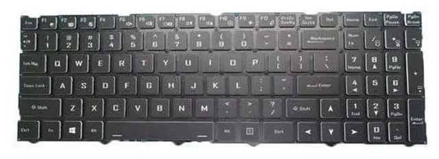 Main image of Backlit Keyboard For CLEVO PB50 PB70 CVM18H930094301 6-80-N15Z3-01A-1 English