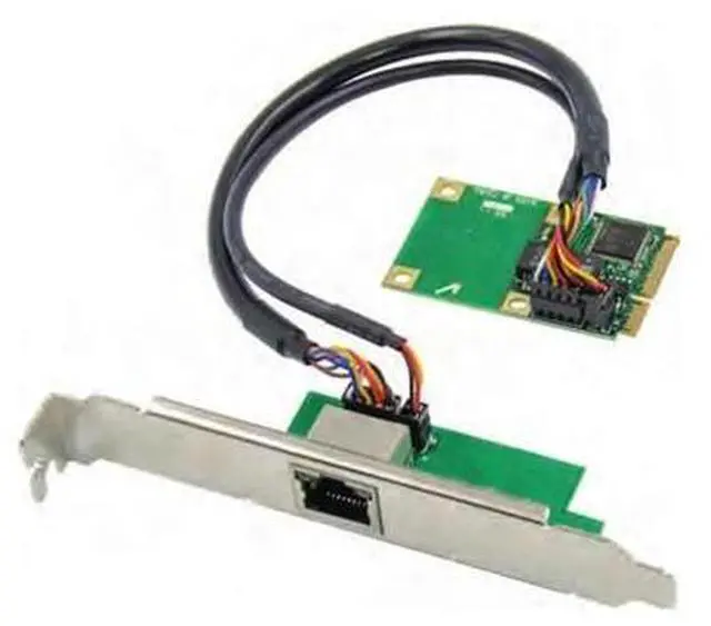Main image of mini PCIe To Single Port RJ45 Gigabit Ethernet NIC Network Card 10/100/1000Mbps JL82574L Chipset Mini PCI-E