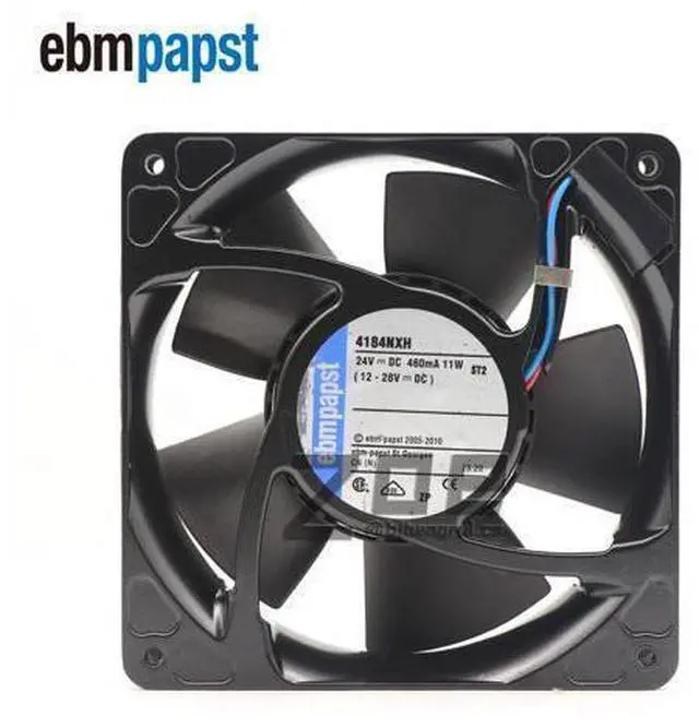 Main image of EBM PAPST 4184NXH DC24V 460mA 11W 120 120 38MM 12cm Metal Frame Dual Ball Frequency Converter Cooling Fan