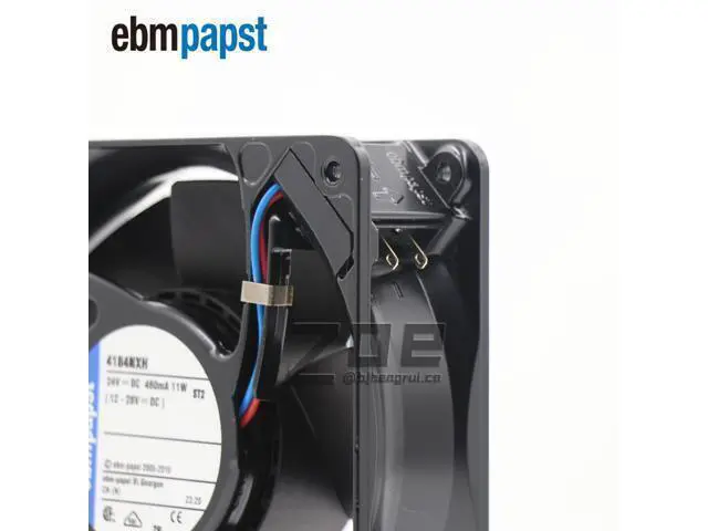 Alt view image 3 of 7 - EBM PAPST 4184NXH DC24V 460mA 11W 120 120 38MM 12cm Metal Frame Dual Ball Frequency Converter Cooling Fan