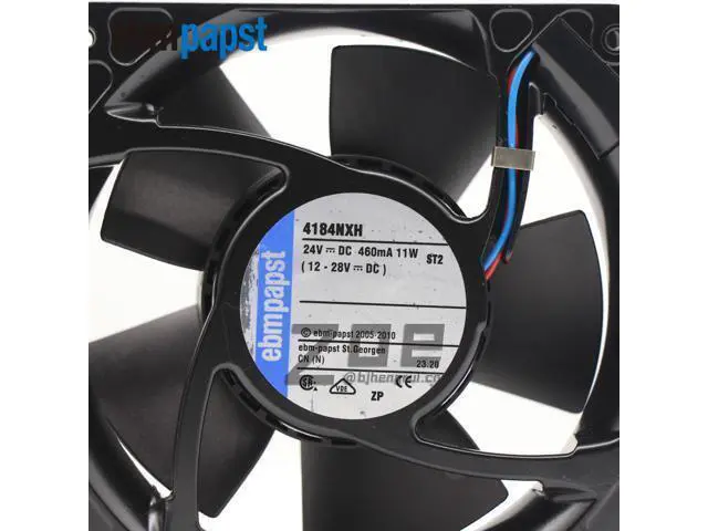 Alt view image 7 of 7 - EBM PAPST 4184NXH DC24V 460mA 11W 120 120 38MM 12cm Metal Frame Dual Ball Frequency Converter Cooling Fan