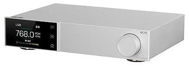 Main image of Topping D70 Pro OCTO Hi-Res DAC: 8X CS43198 Flagship Chips, Bluetooth5.1 Wireless Audio DAC, USB/AES/BT/Opt/Coax Input XLR/RCA Output, Home Audio DA Converters, Preamp DAC with Color Display (Silver)