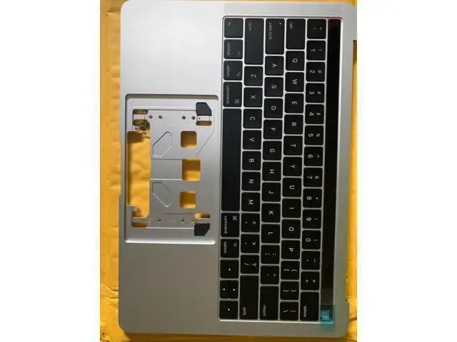 Alt view image 4 of 4 - For MacBook Pro A1706 2016 2017 Top Case Palmrest US Keyboard Silver 13"