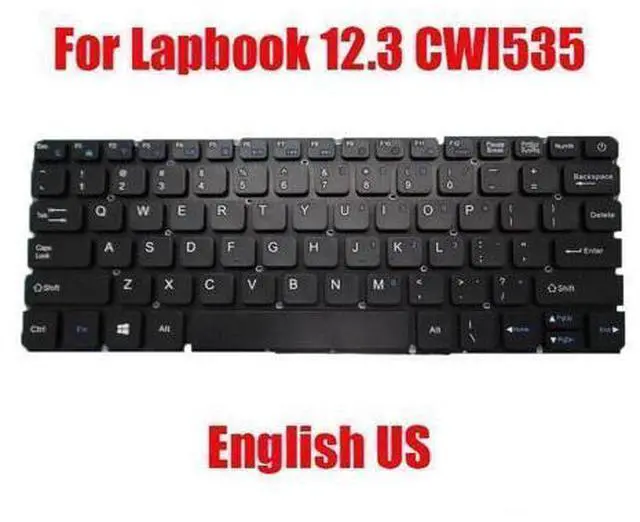 Main image of English US Laptop Keyboard For Chuwi Lapbook 12.3 CWI535 PRIDE-K2627 MB2654003