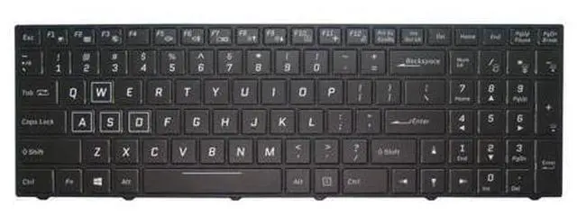 Main image of Laptop Keyboard For System76 Oryx Pro 3 ORYP3 17.3 English US With Backlit