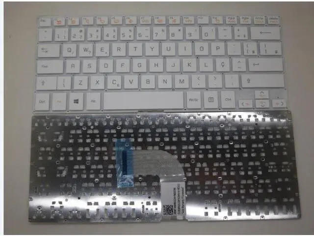Main image of White Keyboard For 14U360 14U360-E 14U360-L 14UD360 14UD360-L 14U36 BR Braz