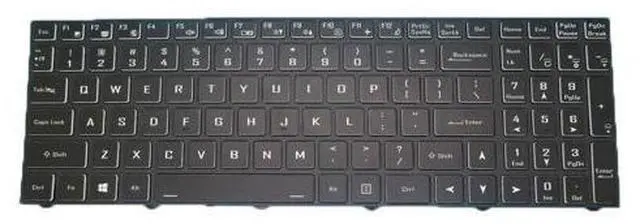 Alt view image 2 of 5 - US Backlit Keyboard For CLEVO N15Z3 PB70 PB71 PB50 PB51 CVM18H93US9430 English