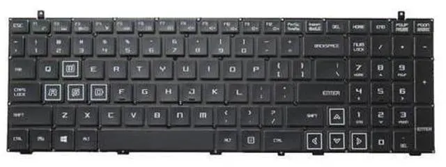 Main image of Laptop Keyboard For MACHENIKE F117-F1K F1KB Black United States US Without Frame