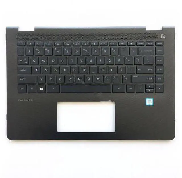 Main image of for Pavilion 14-BA 924117-001 Black Palmrest Case Cover US Keyboard