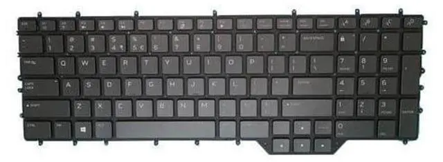 Main image of US Keyboard For Alienware M17 R2 R3 0H8FJC H8FJC NSK-QHABC 1D PK132KG1A01 Black