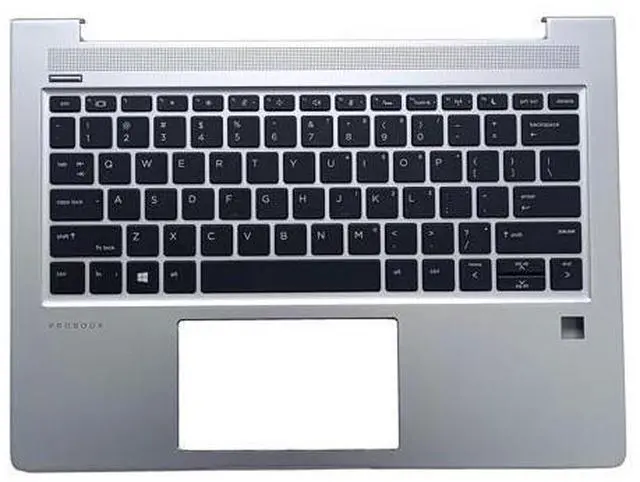 Main image of For Probook 430 G6 Palmrest Backlit US keyboard Upper Case L44547-001 Silver