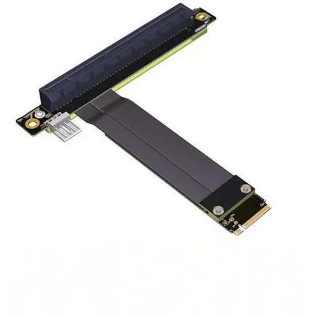 Main image of M2 NGFF NVMe converter to PCIE x16 Graphics card built-in adapter M.2 mkey extension card pci-e 16x Flexible Flat Cable