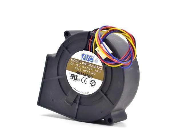 Alt view image 2 of 6 - 5pcs BA10033B12G P050 97x97x33mm 12V 4.50A 4-wire Pwm DC Blower Server Cooling Fan AVC