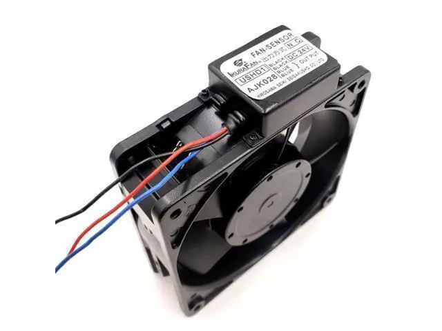 Alt view image 5 of 7 - 120mm AC 100V Metal Cooling Fan Ikura USMD1-UHS4506W 120X120X38mm 12cm 12038 20/18W High Tempreture Resistance