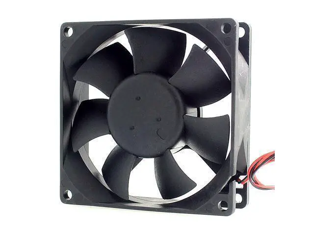 Alt view image 4 of 6 - 10pcs AFB0812H 8cm 8025 12V 0.24A 2wire double ball bearing fan pwm Delta 80*80*25mm