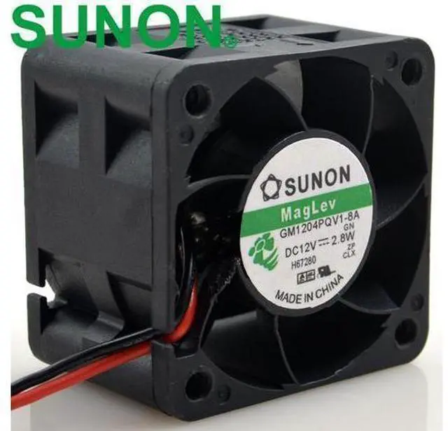 Main image of 4cm 4028 server 1U2U fan 12V GM1204PQV1-8A 2.8W 40*40*28mm 10pcs/lot