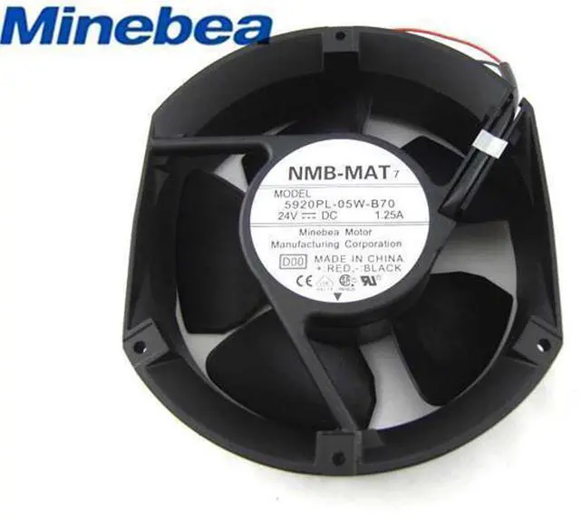 Main image of Original 172x51mm NMB 5920PL-05W-B70 DC 24V 1.25A 2 Wires Inverter Axial Fan