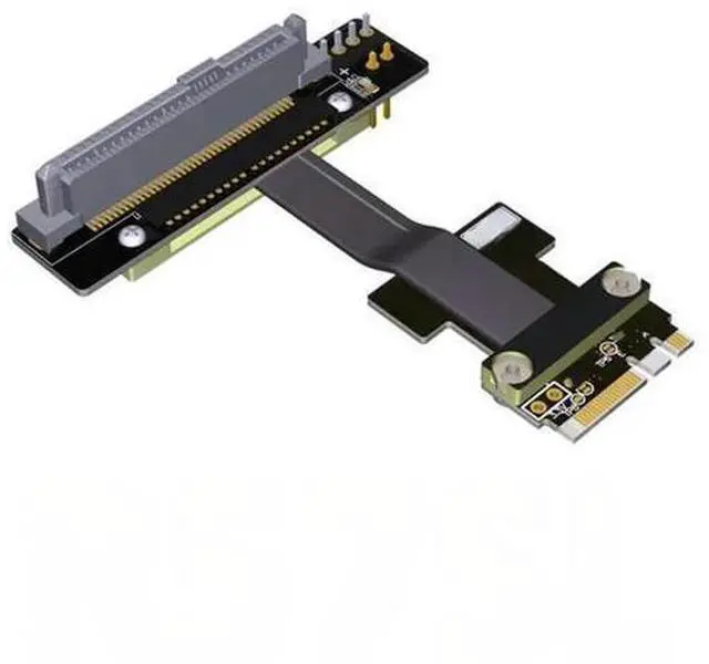 Main image of U.2 nvme ssd to m.2 U2 to M2 key a.e. SFF-8639 wifi pcie extension cable motherboard PCIe3.0x1 gen3 8G/bps