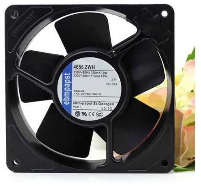 Main image of 4656 ZWH 12038 19W/18W 230V metal high temperature fan 2 plug