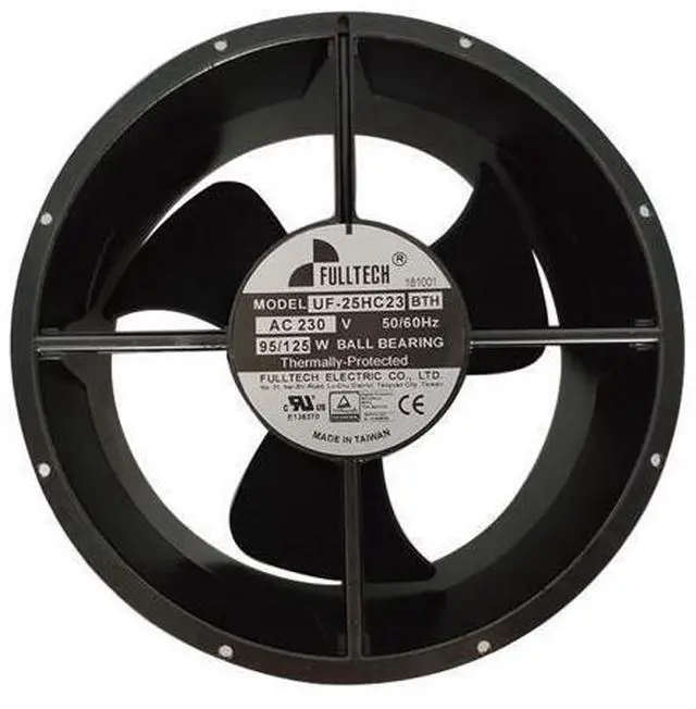 Main image of FULLTECH UF-25HC23BTH AC230V 95W 25489 industrial cabinet axial flow fan