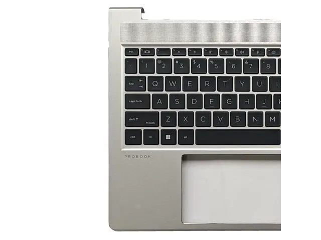 Alt view image 2 of 7 - for Probook 450 455 G8 Laptop Upper Case Palmrest Backlit Keyboard M21742-001